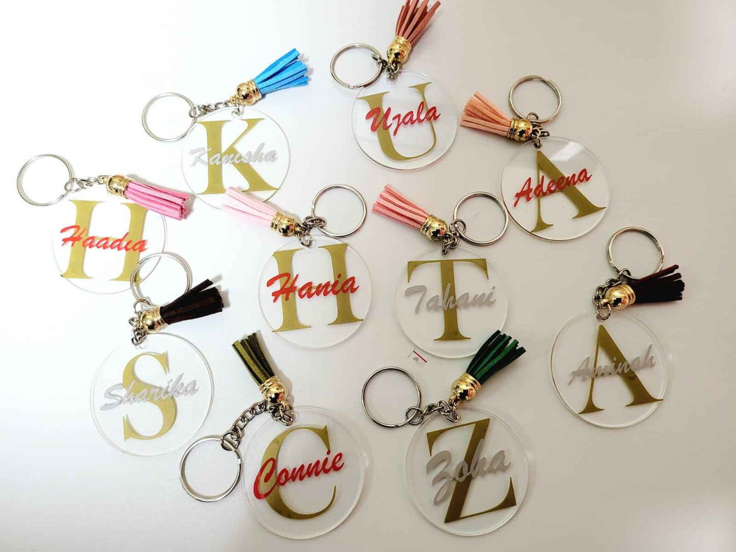 Personalized Name Key Rings - Gift Store AU