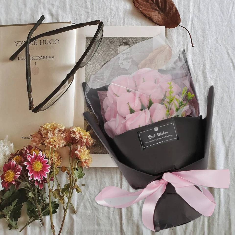 Scented Soap Rose Flower Bouquet