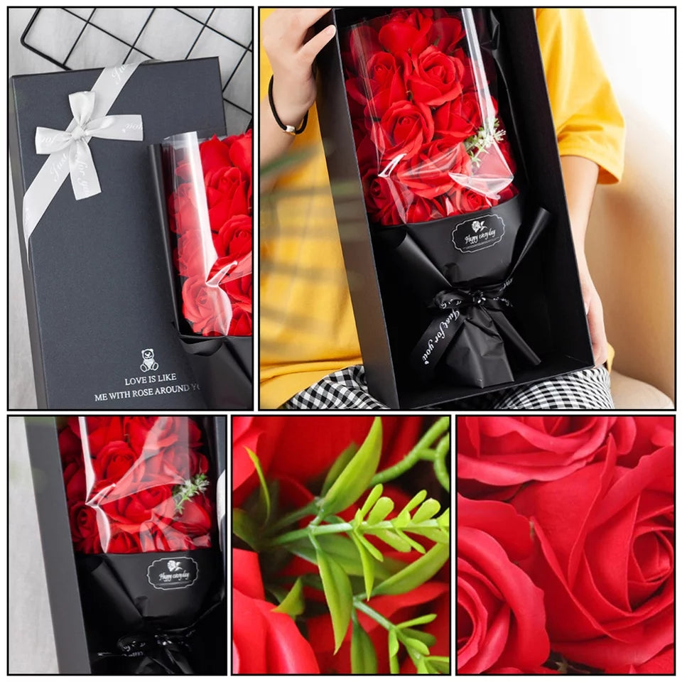 Scented Soap Rose Flower Bouquet