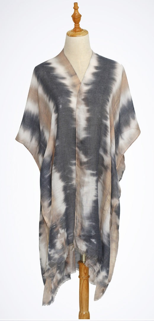 Boho Style Poncho Beach Cover Up
