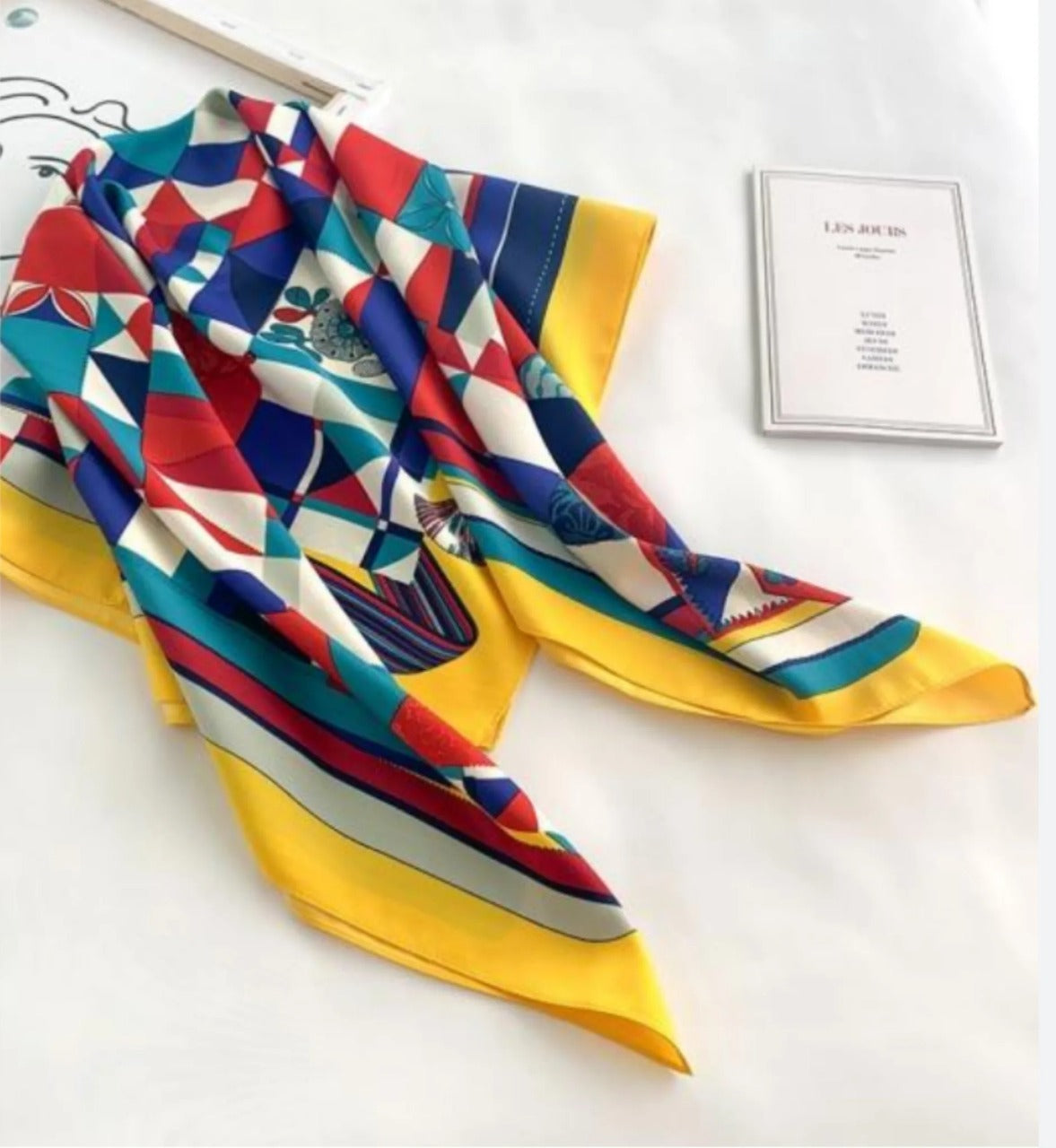 AHR Urban Printed Silk Scarf