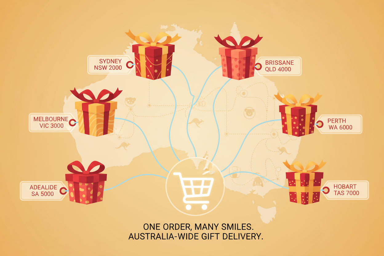Single Order Multi Address Shipping Gifts In Australia