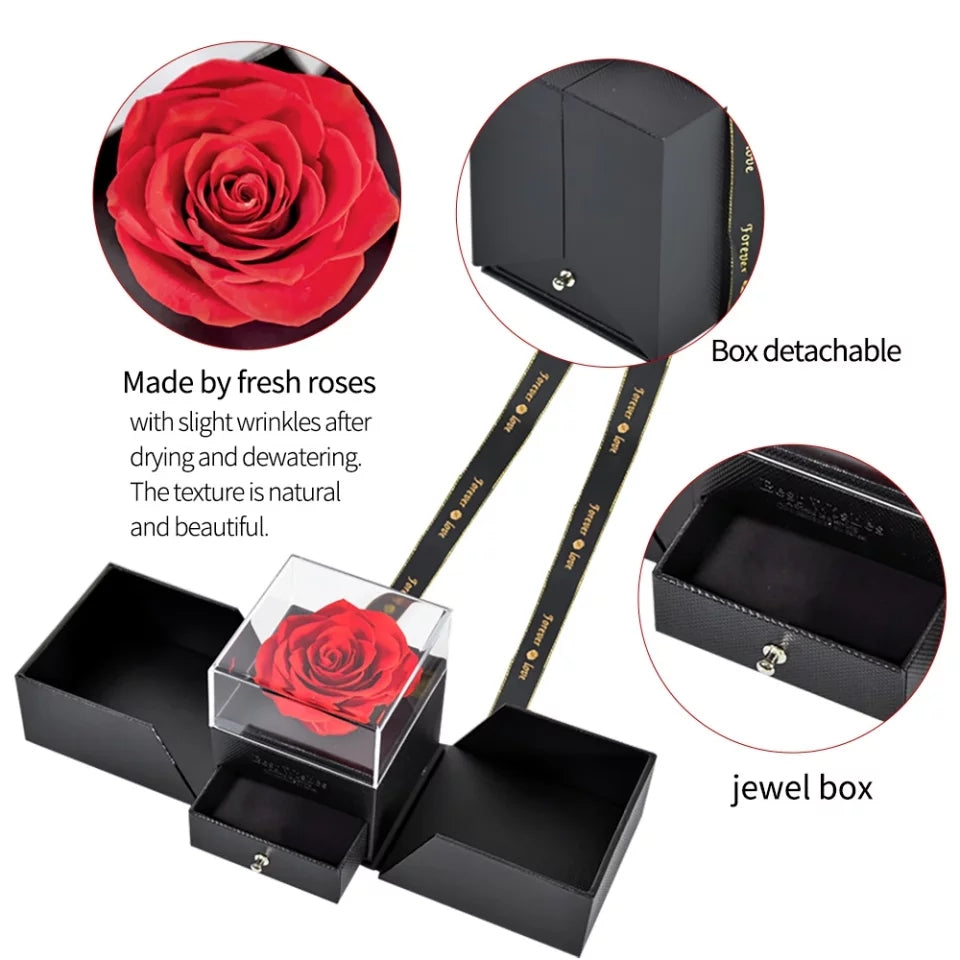 Real Preservative Rose Proposal Gift Box
