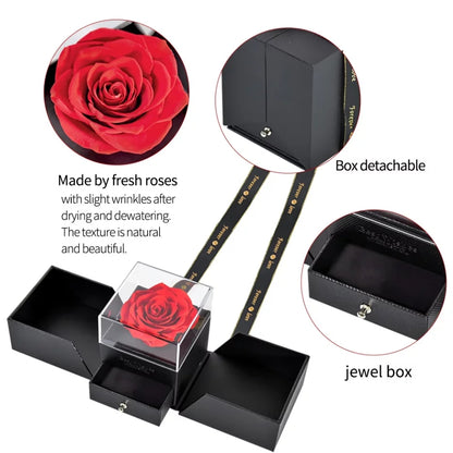 Real Preservative Rose Proposal Gift Box