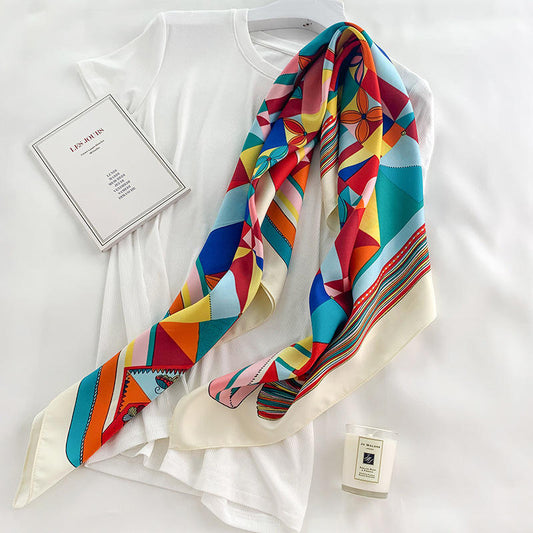 Urban Printed Square Scarf