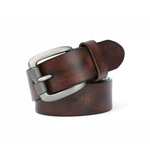 Men's Leather Belt Vintage Style