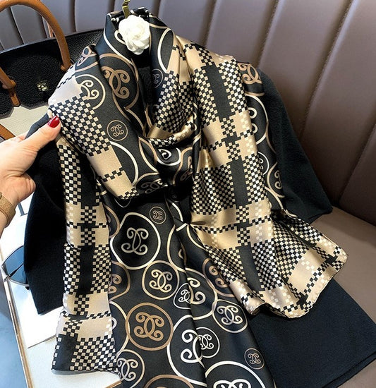 Designer Comfy Style Satin Silk Scarf