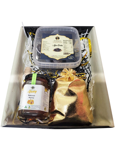 Ajwa Dates Natural Honey Nuts Gift Set