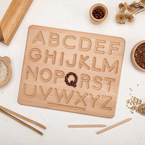 Montessori Wooden Alphabet Tracing Board