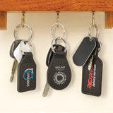 Get Quote - Personalized Round Leather Keyrings