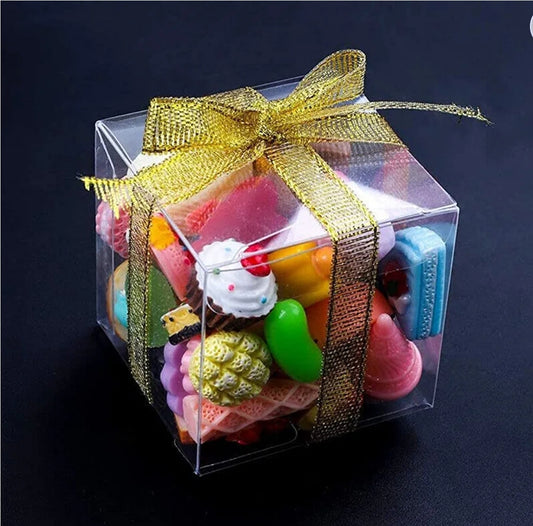 Square Clear Return Gift Box - Create Your Own