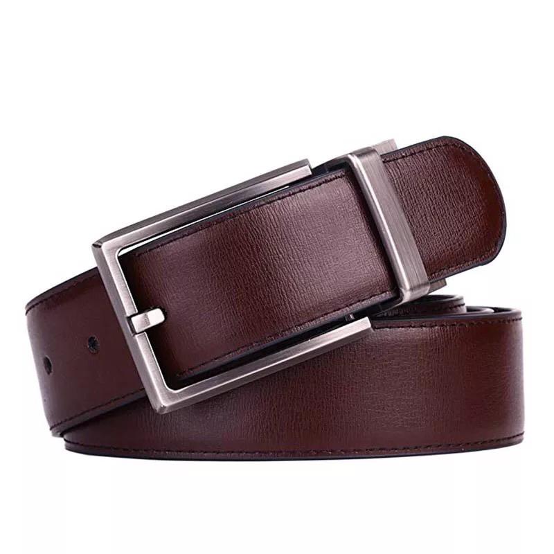 Men's Reversible Original Leather Pin Buckle Belt - Free Shipping