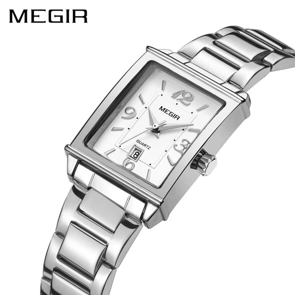 Ladies Stylish SS Silver Bracelet Quartz Water Resistant Wristwatch -   Shipping