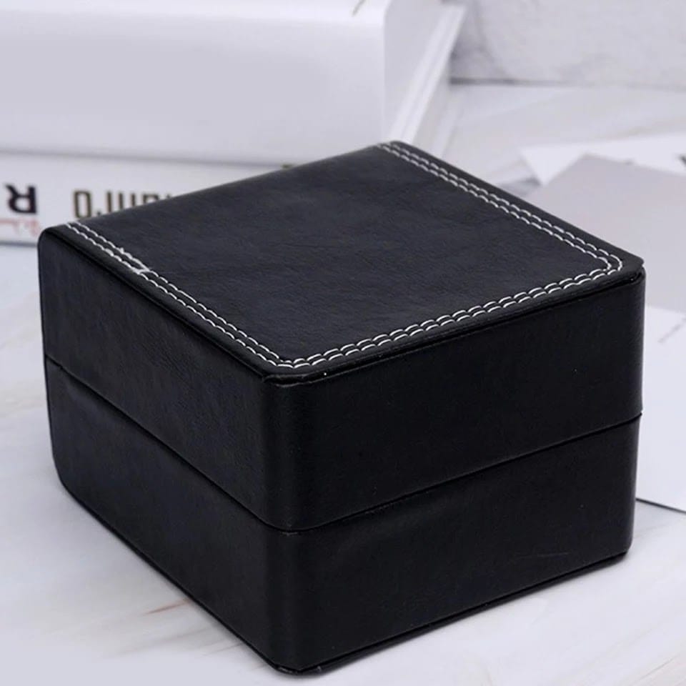 MEN'S SILICON BLACK DUAL DISPLAY QUARTZ WATCH