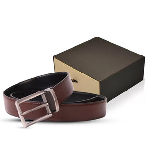 Men Reversible Original Leather Belt