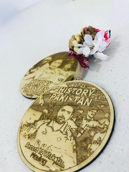 Cricket World Cup Pakistan Historic Victory Celebration Tea Coaster