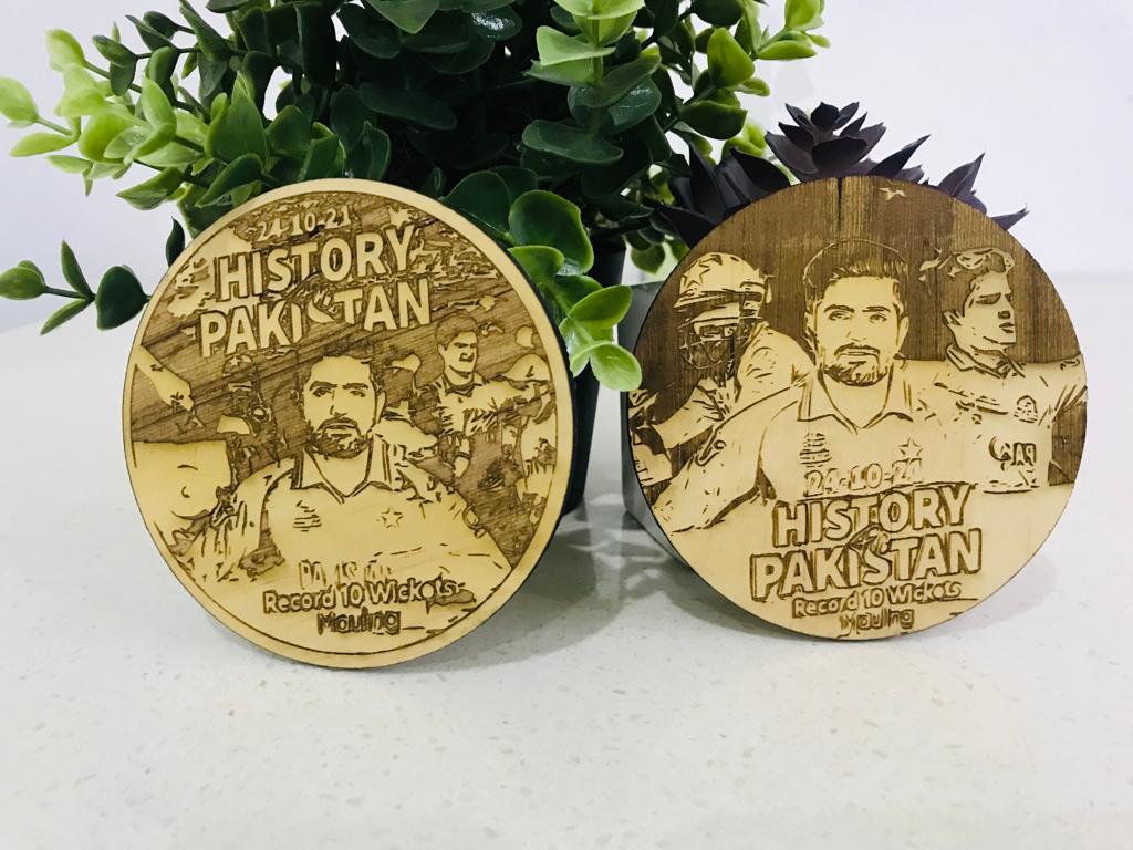 Cricket World Cup Pakistan Historic Victory Celebration Tea Coaster
