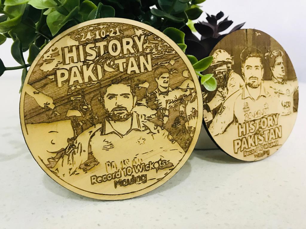 Cricket World Cup Pakistan Historic Victory Celebration Tea Coaster