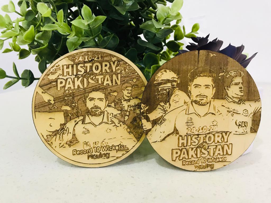 Cricket World Cup Pakistan Historic Victory Celebration Tea Coaster