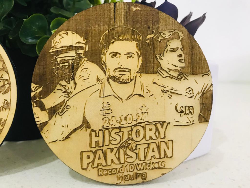 Cricket World Cup Pakistan Historic Victory Celebration Tea Coaster