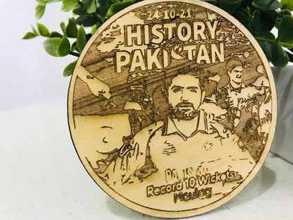 Cricket World Cup Pakistan Historic Victory Celebration Tea Coaster