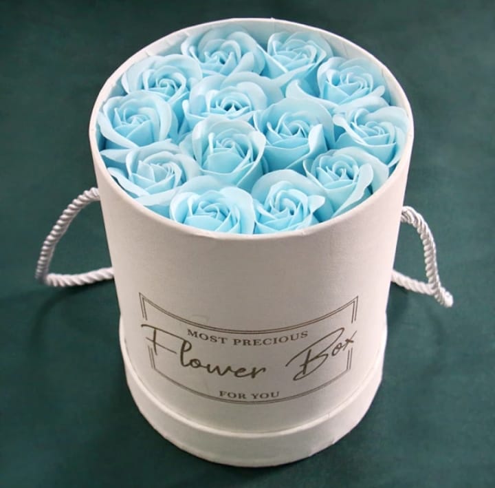 Scented Soap Rose Flower Hug Bucket