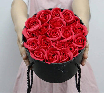 Scented Soap Rose Flower Hug Bucket