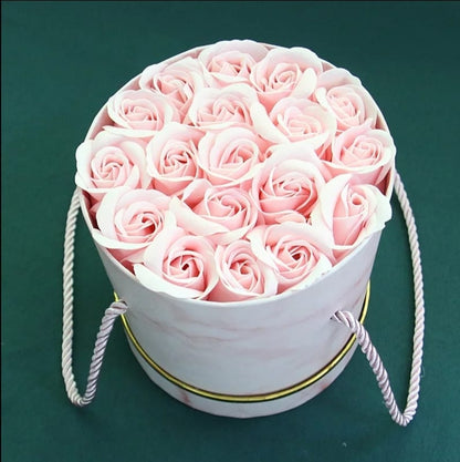Scented Soap Rose Flower Hug Bucket