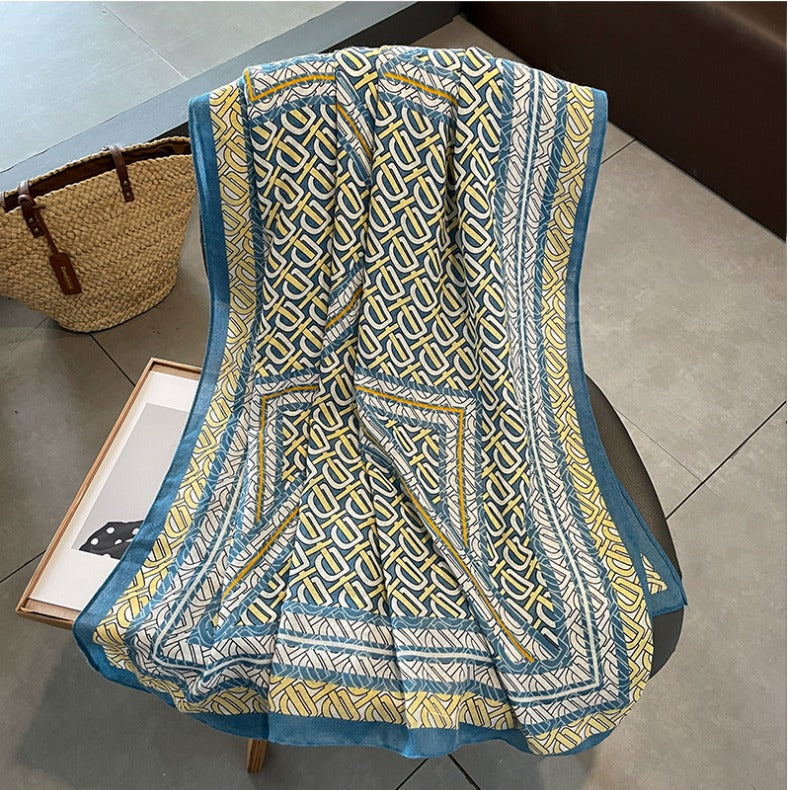 Boho Style Maze Viscose Scarf