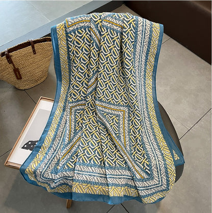 Boho Style Maze Viscose Scarf