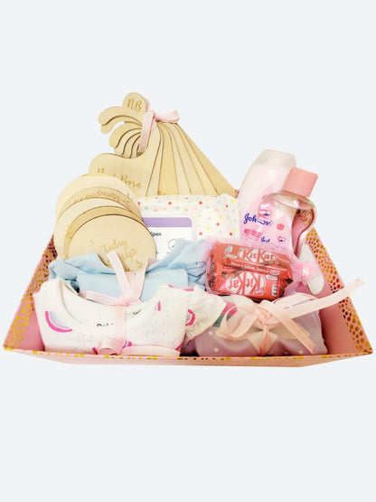 Welcome Girl Gift Basket