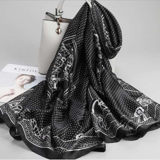 AHR Formal Satin Silk Scarf