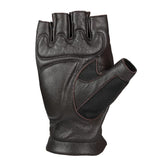 AHR91 - Motorcycle Original Goatskin Leather Motorcycle Motocross Racing Hunting Summer Gloves